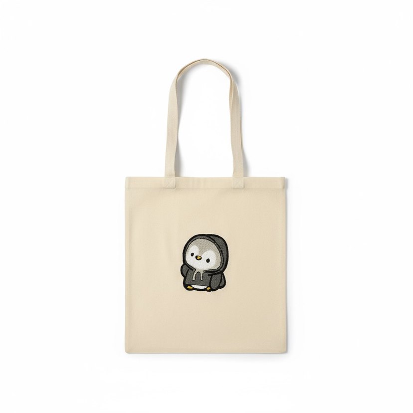 Beyaz Pamuk Kadın Günlük Çanta - Görsel 4