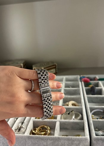 Michael Kors Kahverengi Kadranlı Kadın Gri Metal Saat - Görsel 2