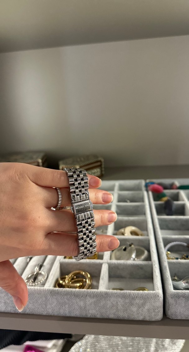 Michael Kors Kahverengi Kadranlı Kadın Gri Metal Saat - Görsel 2