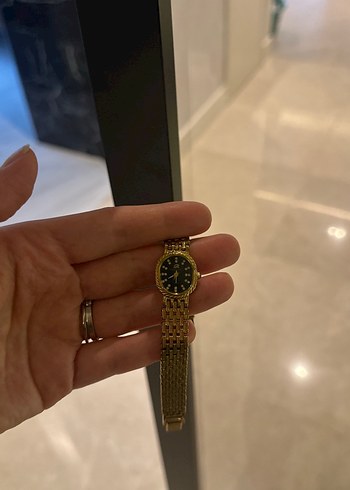 Klasik vintage Altın Kadın Kol Saati - Görsel 3