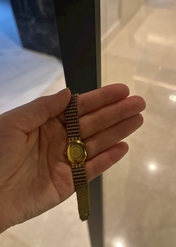 Klasik vintage Altın Kadın Kol Saati - Görsel 4