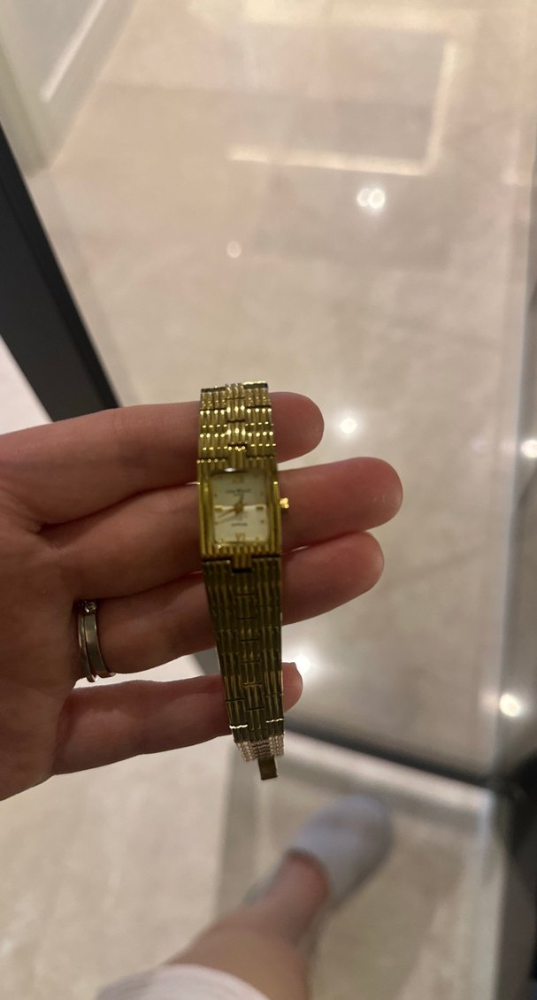 Kadın Altın Renkli Kemerli Saat - Görsel 2