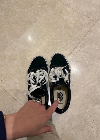 Vans orjinal, Kadın Beyaz Minimalist Platform Spor Ayakkabı - Görsel 2
