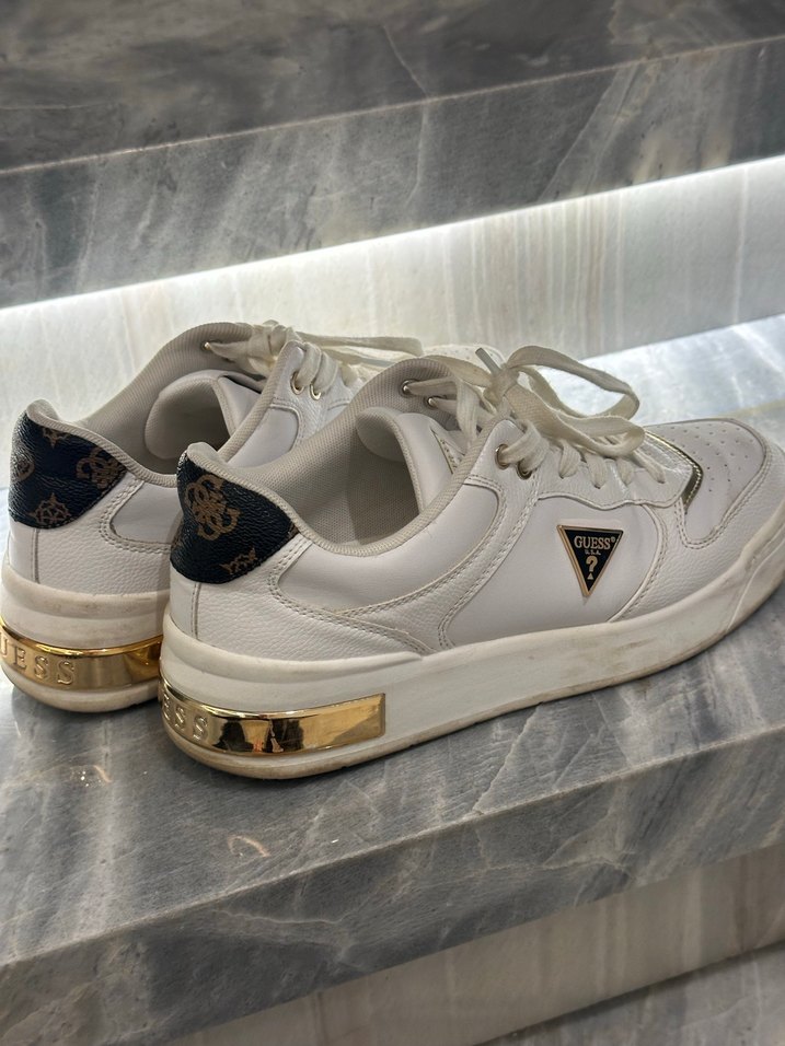 Beyaz Guess Platform Spor Ayakkabı - Görsel 2