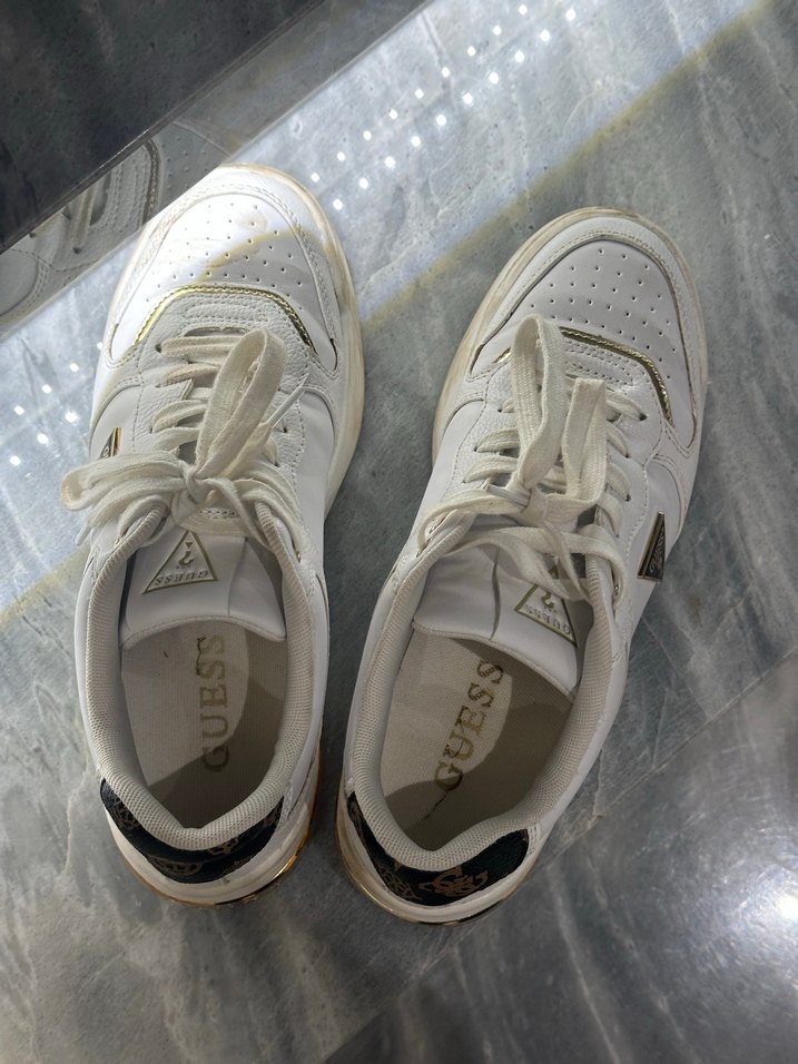 Beyaz Guess Platform Spor Ayakkabı - Görsel 3