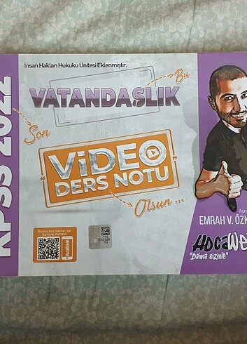 KPSS GENEL KÜLTÜR VİDEO DERS NOTU KİTAPLARI