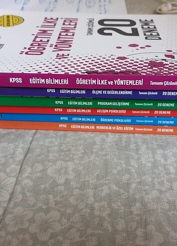 KPSS EĞİTİM BİLİMLERİ DENEME KİTABI 