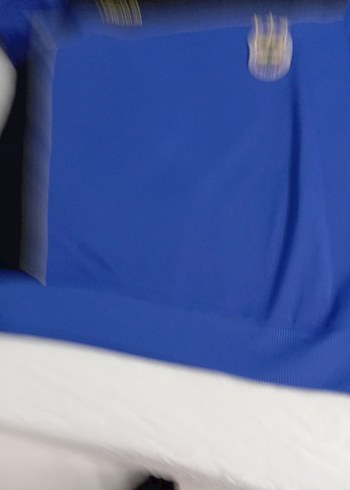 Erkek Çocuk Mavi Sweatshirt Velcro Detaylı M beden - Görsel 3