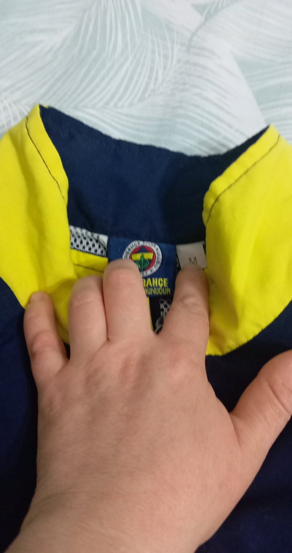 Sarı Lacivert Fermuarlı Erkek Ceket - Görsel 3