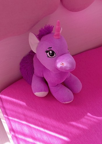  Beden Pembe Unicorn Peluş Oyuncak