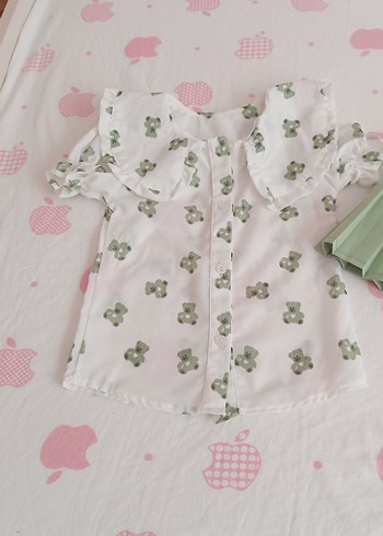 24-36 Ay Beden yeşil Renk Yeşil Pliseli Mini Etek