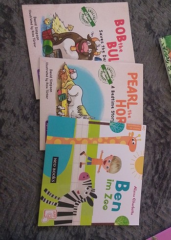 İngilizce Çocuk Kitapları Seti: Ben, Pearl ve Bob