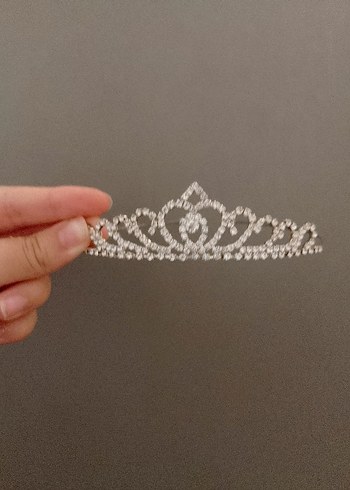 Beyaz Payetli prenses tacı