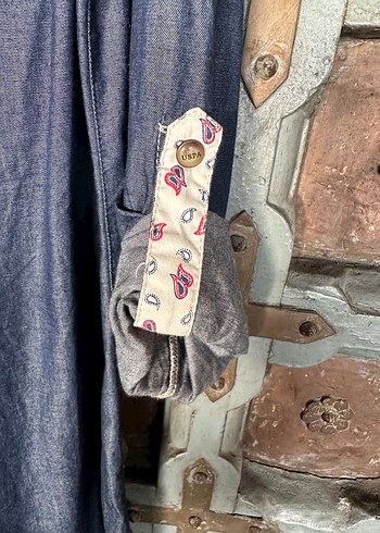U.S Polo Assn. Uzun Kollu Lacivert Denim Kadın Gömlek