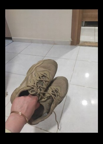 Adidas Bej Bağcıklı Kadın Sneakers