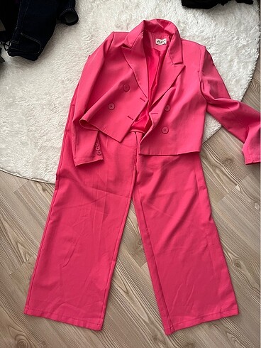 Şeker pembe alt üst takım