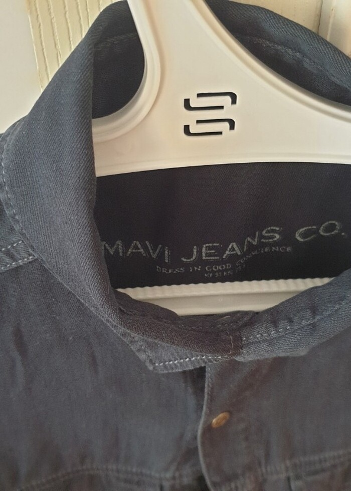 Mavi XS siyah tertemiz gömlek - Görsel 3