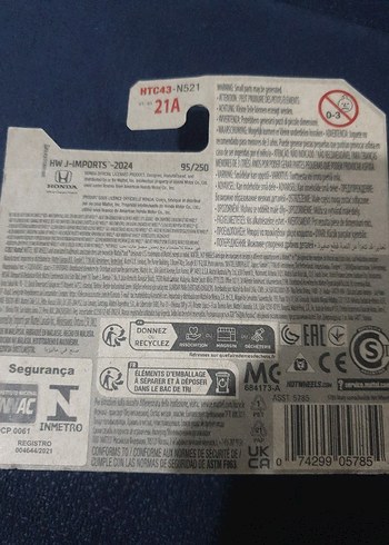 Kırmızı Hot Wheels Honda Civic Oyuncak Araba - Görsel 3