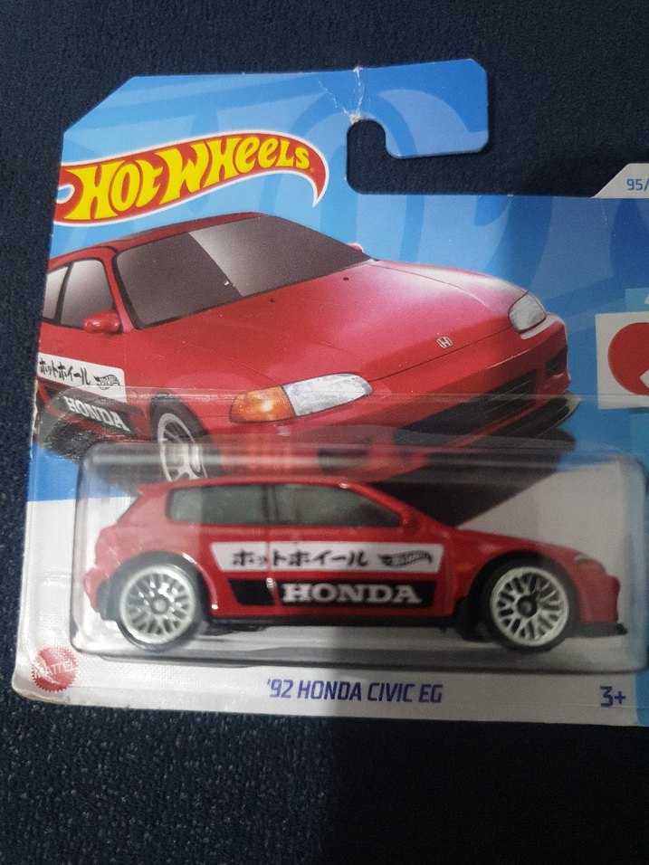 Kırmızı Hot Wheels Honda Civic Oyuncak Araba - Görsel 2
