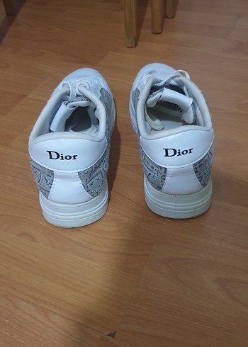 Beyaz Gri Yılan Desenli orijinal dior marka - Görsel 5