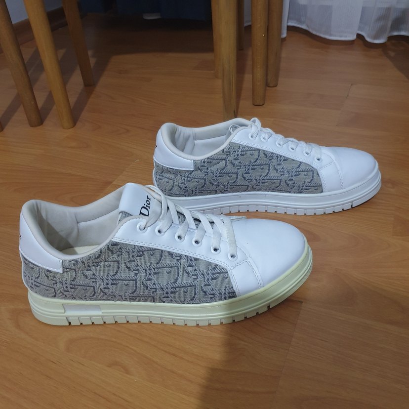 Beyaz Gri Yılan Desenli orijinal dior marka - Görsel 3