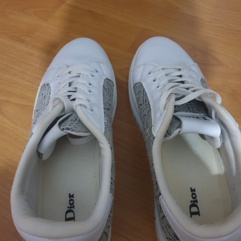 Beyaz Gri Yılan Desenli orijinal dior marka - Görsel 4