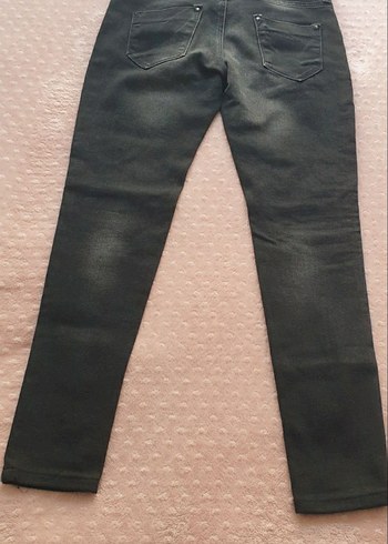 Siyah Kadın Denim Slim Fit Kot Pantolon - Görsel 2