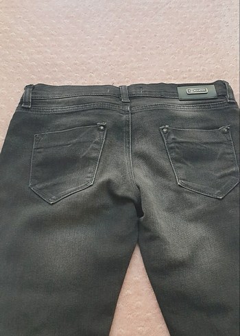 Siyah Kadın Denim Slim Fit Kot Pantolon - Görsel 4