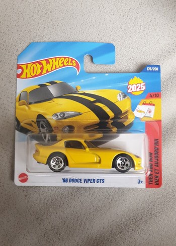 Hot Wheels Sarı Oyuncak Araba - Dodge Viper GTS - Görsel 2