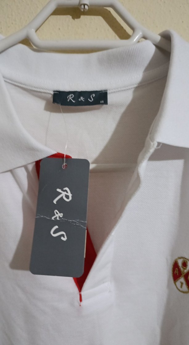 Erkek Beyaz Pamuklu Uzun Kollu Polo Tişört - Görsel 3