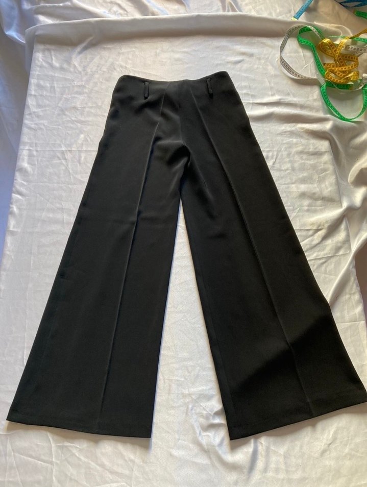Siyah Kadın Kumaş Pantolon - Görsel 2