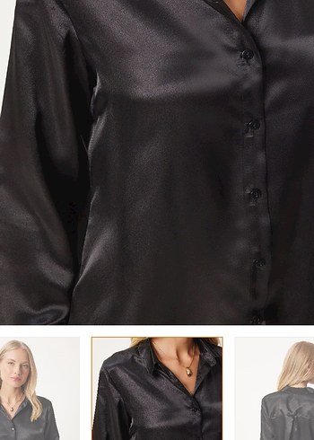 Saten gömlek - Görsel 3