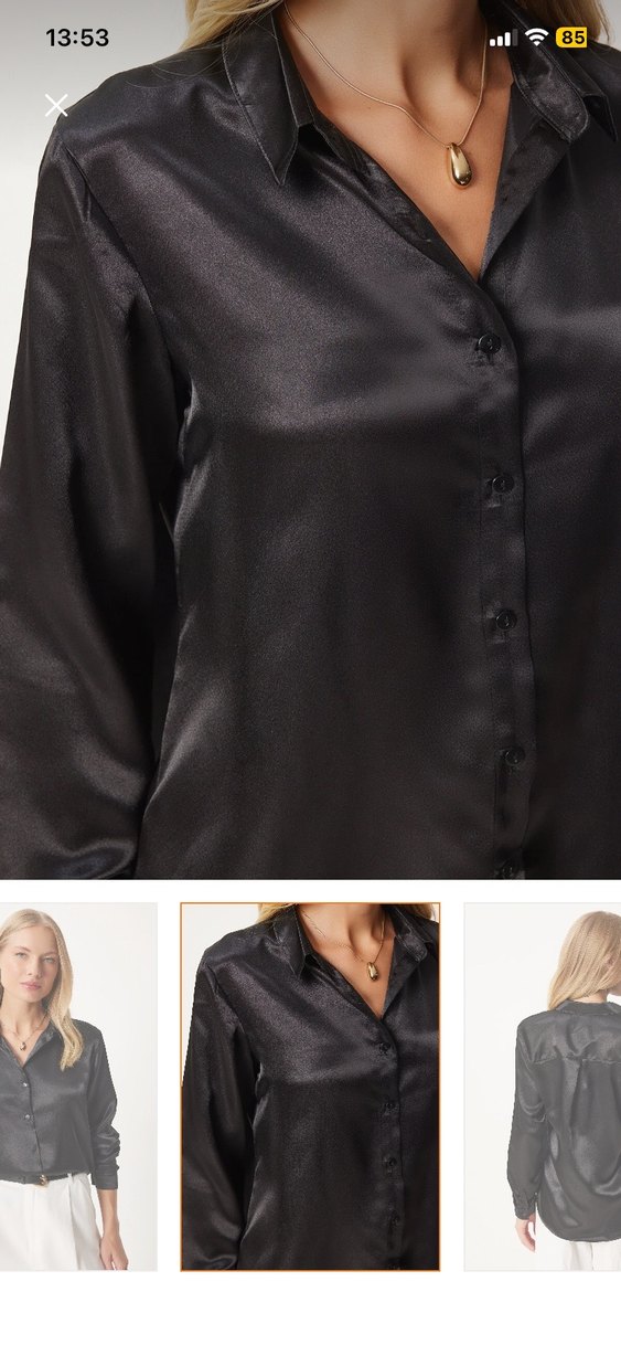 Saten gömlek - Görsel 3