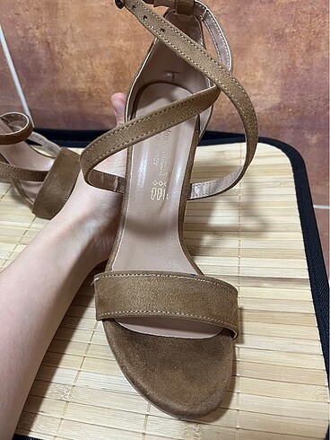 37 Beden Taba stiletto topuk süet