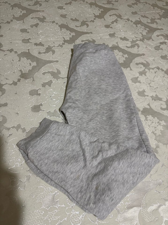 Gri Kadın Salaş Midi Eşofman Altı - Görsel 2