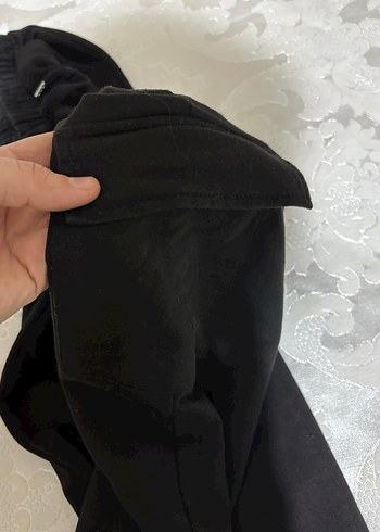 Siyah Salaş Kadın Eşofman Altı - Görsel 2