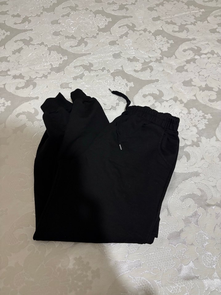 Siyah Salaş Kadın Eşofman Altı - Görsel 5