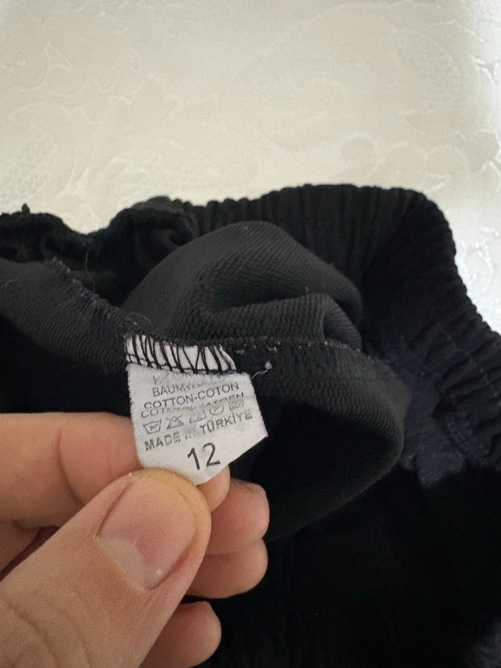 Siyah Salaş Kadın Eşofman Altı - Görsel 4