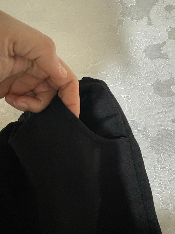 Siyah Salaş Kadın Eşofman Altı - Görsel 3