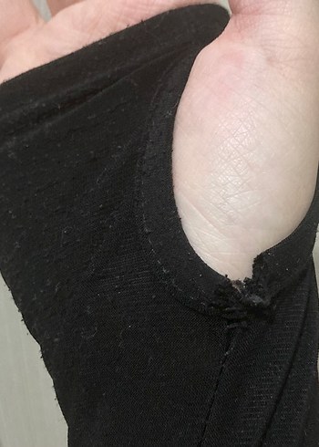 Siyah Straplez Street Wear Crop Top - Görsel 6