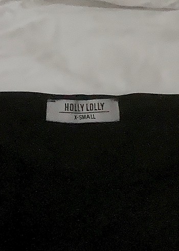 Siyah Straplez Street Wear Crop Top - Görsel 7