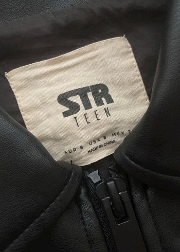 Kadın Siyah Suni Deri Ceket - Görsel 3