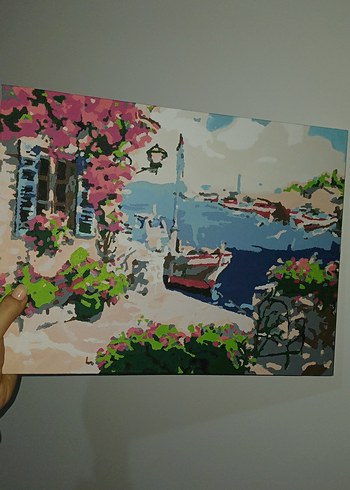 Çok Renkli Manzara Tablosu - Görsel 3