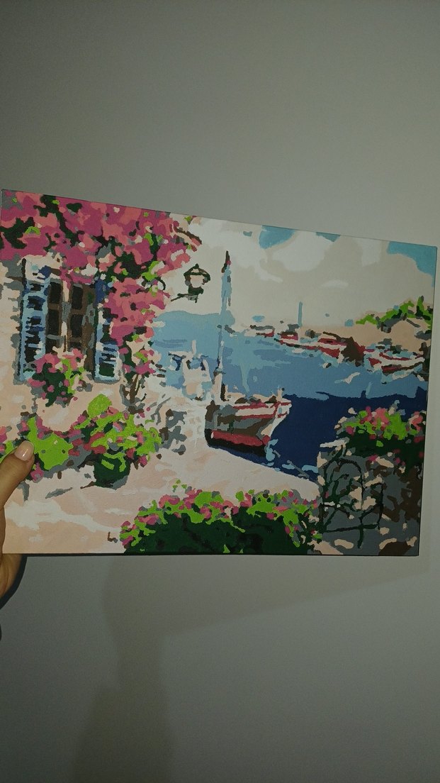 Çok Renkli Manzara Tablosu - Görsel 3