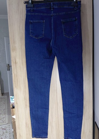 Kadın Mavi Denim Midi Boy Jean - Görsel 2