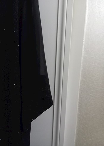 Siyah Uzun Kollu V Yaka Salaş Elbise - Görsel 7