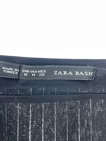 m Beden siyah Renk Zara Midi Etek %70 İndirimli.