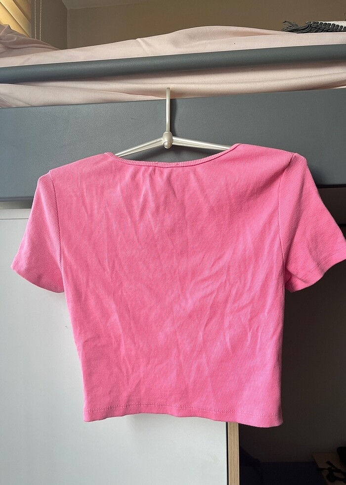 Defacto pembe crop - Görsel 2