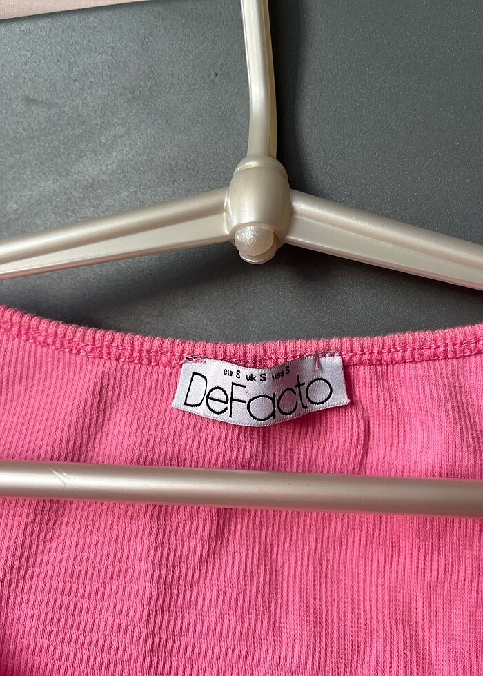 Defacto pembe crop - Görsel 3