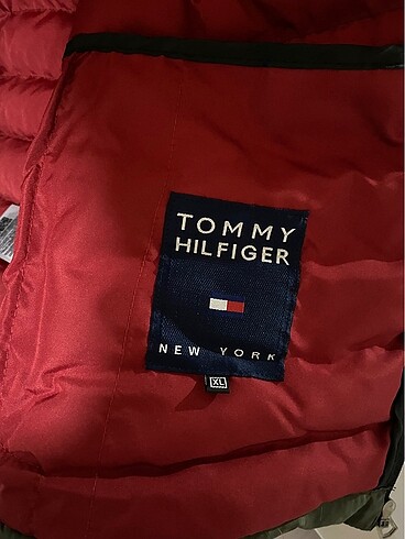 Tommy Hilfiger Haki TOMMU HİLFİGER MONT orijinal